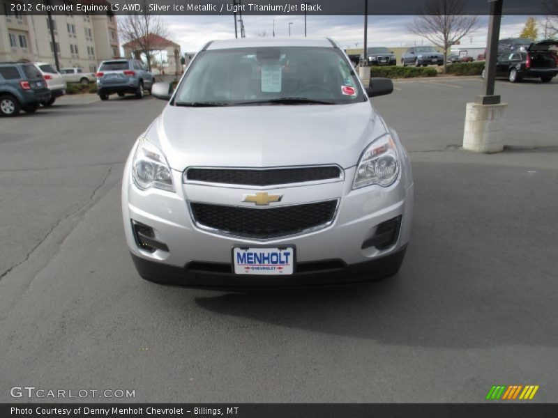 Silver Ice Metallic / Light Titanium/Jet Black 2012 Chevrolet Equinox LS AWD