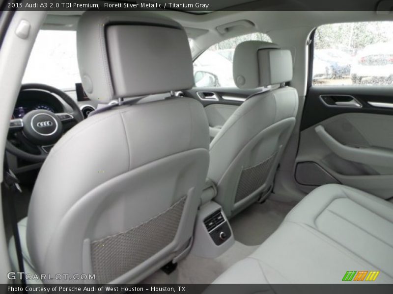 Florett Silver Metallic / Titanium Gray 2015 Audi A3 2.0 TDI Premium