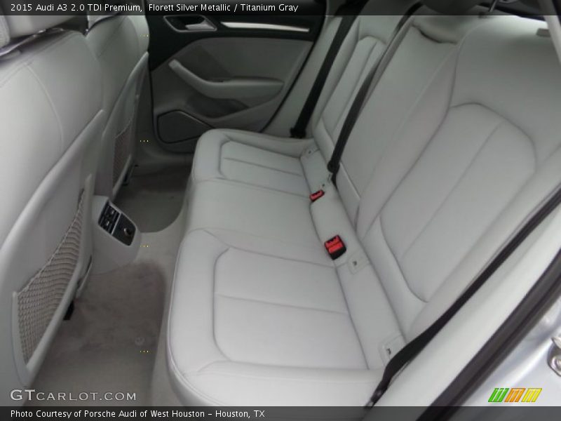 Rear Seat of 2015 A3 2.0 TDI Premium