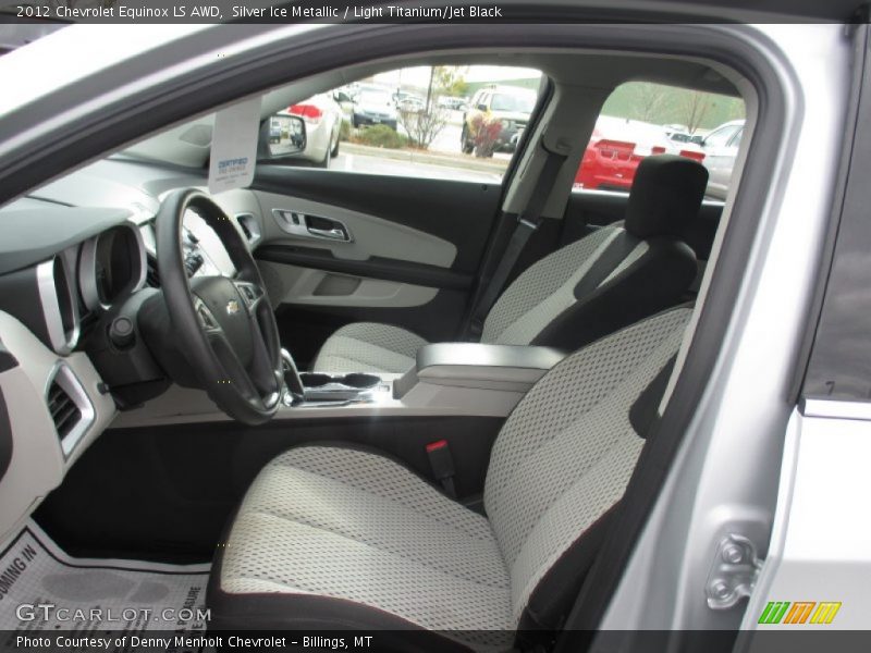 Silver Ice Metallic / Light Titanium/Jet Black 2012 Chevrolet Equinox LS AWD