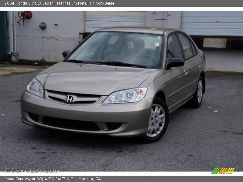 Magnesium Metallic / Ivory Beige 2004 Honda Civic LX Sedan