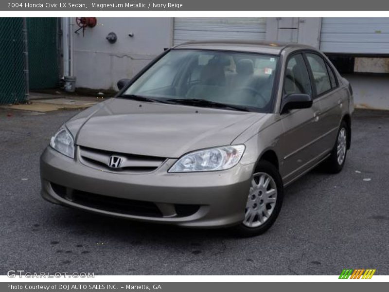 Magnesium Metallic / Ivory Beige 2004 Honda Civic LX Sedan