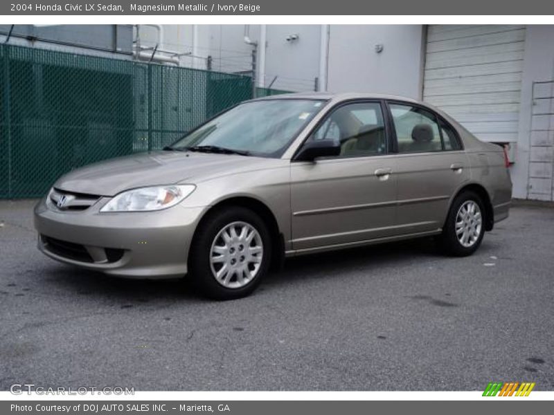 Magnesium Metallic / Ivory Beige 2004 Honda Civic LX Sedan