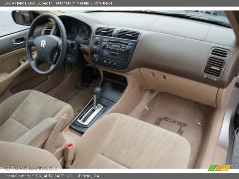 Magnesium Metallic / Ivory Beige 2004 Honda Civic LX Sedan