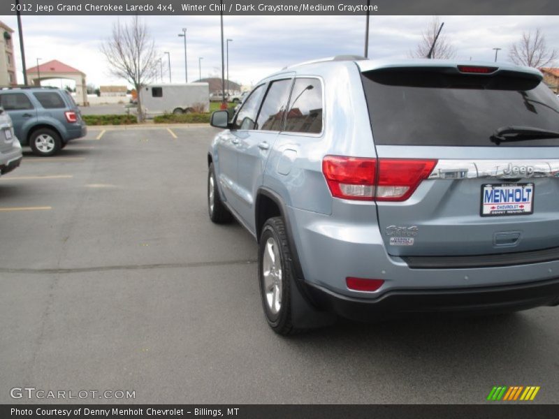 Winter Chill / Dark Graystone/Medium Graystone 2012 Jeep Grand Cherokee Laredo 4x4