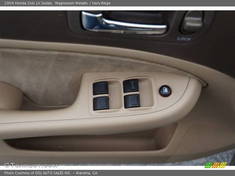 Magnesium Metallic / Ivory Beige 2004 Honda Civic LX Sedan