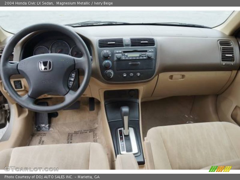 Magnesium Metallic / Ivory Beige 2004 Honda Civic LX Sedan