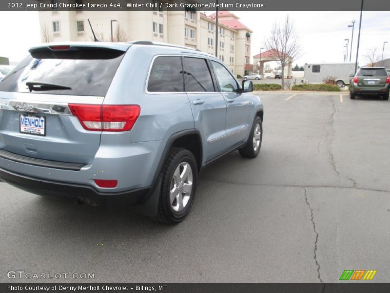 Winter Chill / Dark Graystone/Medium Graystone 2012 Jeep Grand Cherokee Laredo 4x4