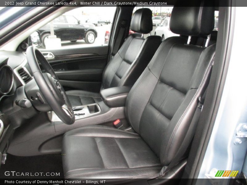 Winter Chill / Dark Graystone/Medium Graystone 2012 Jeep Grand Cherokee Laredo 4x4