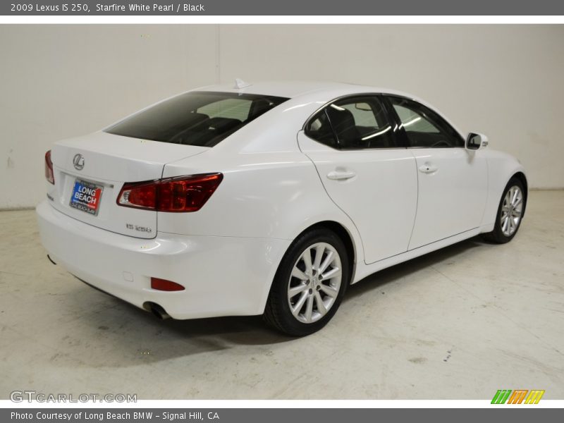 Starfire White Pearl / Black 2009 Lexus IS 250