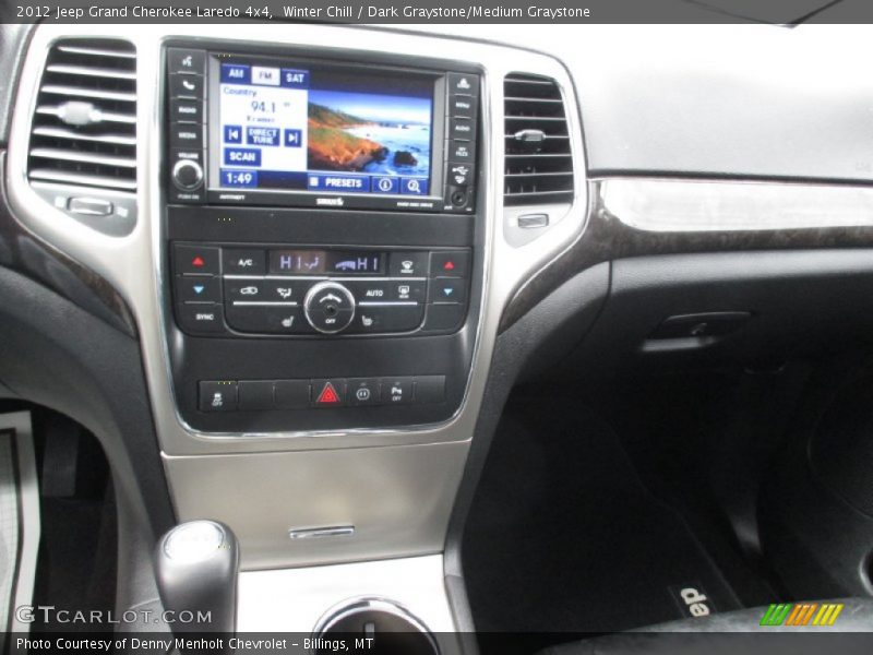 Winter Chill / Dark Graystone/Medium Graystone 2012 Jeep Grand Cherokee Laredo 4x4