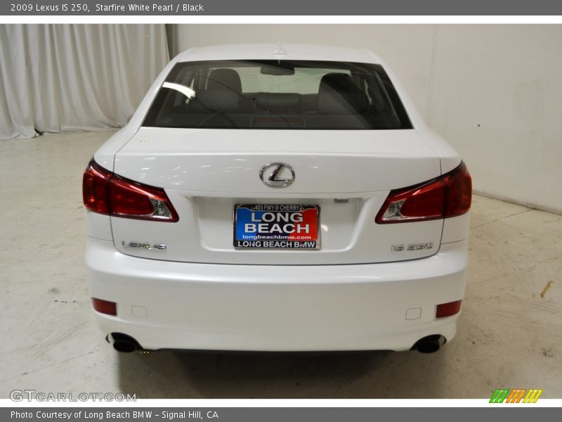 Starfire White Pearl / Black 2009 Lexus IS 250