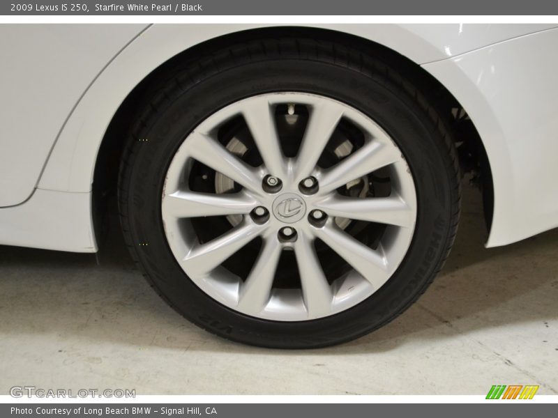 Starfire White Pearl / Black 2009 Lexus IS 250