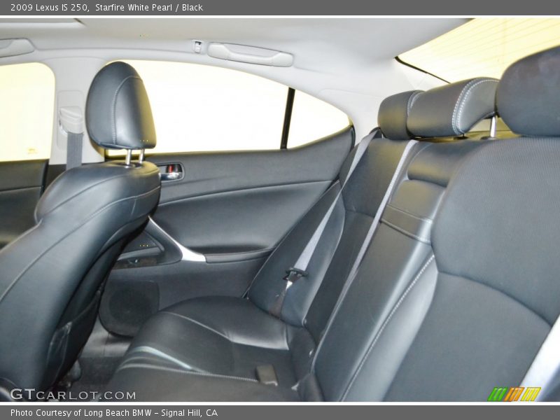 Starfire White Pearl / Black 2009 Lexus IS 250