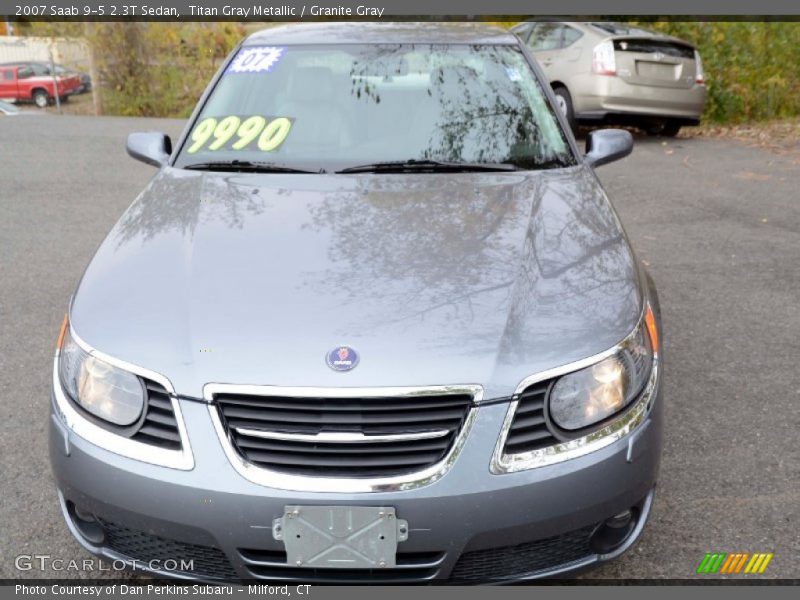 Titan Gray Metallic / Granite Gray 2007 Saab 9-5 2.3T Sedan