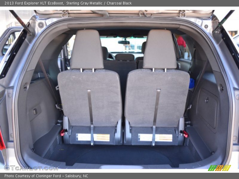 Sterling Gray Metallic / Charcoal Black 2013 Ford Explorer XLT EcoBoost