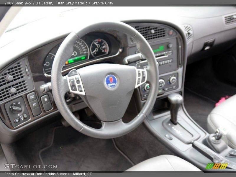 Titan Gray Metallic / Granite Gray 2007 Saab 9-5 2.3T Sedan