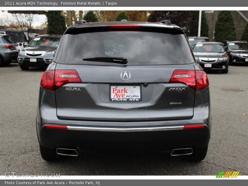 Polished Metal Metallic / Taupe 2011 Acura MDX Technology