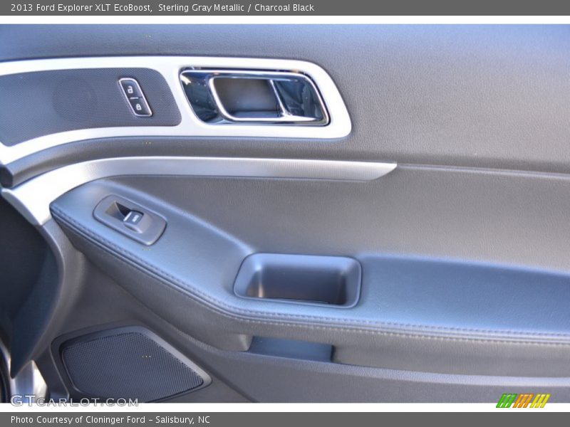 Sterling Gray Metallic / Charcoal Black 2013 Ford Explorer XLT EcoBoost
