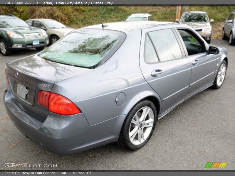 Titan Gray Metallic / Granite Gray 2007 Saab 9-5 2.3T Sedan