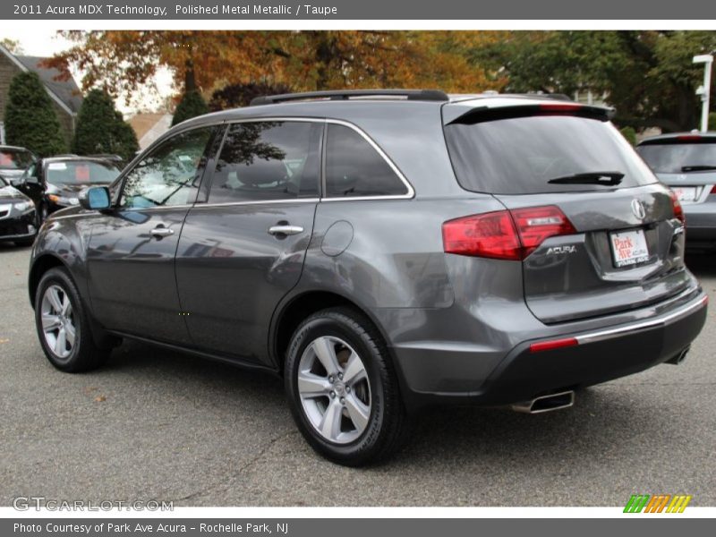Polished Metal Metallic / Taupe 2011 Acura MDX Technology
