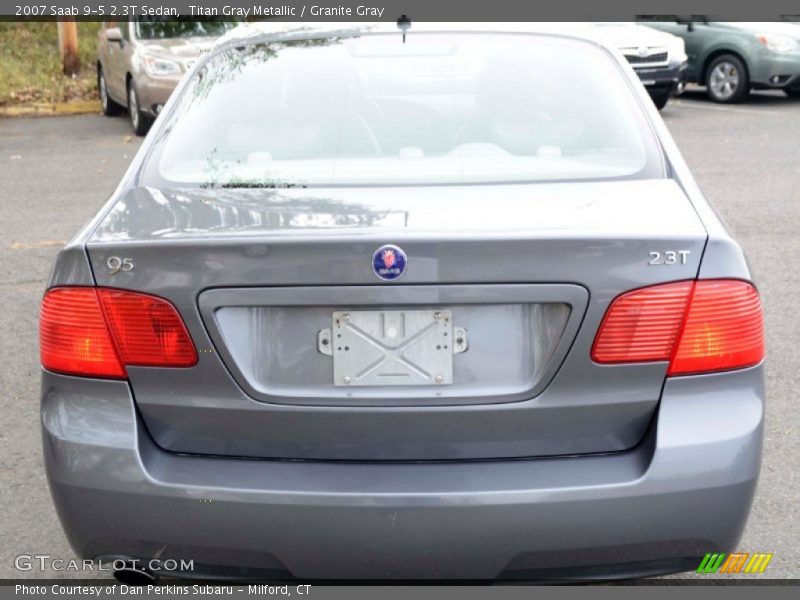 Titan Gray Metallic / Granite Gray 2007 Saab 9-5 2.3T Sedan