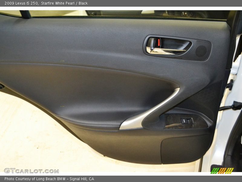 Starfire White Pearl / Black 2009 Lexus IS 250