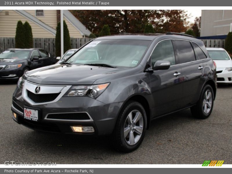 Polished Metal Metallic / Taupe 2011 Acura MDX Technology