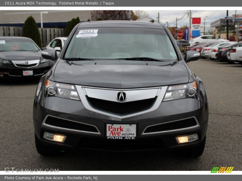 Polished Metal Metallic / Taupe 2011 Acura MDX Technology