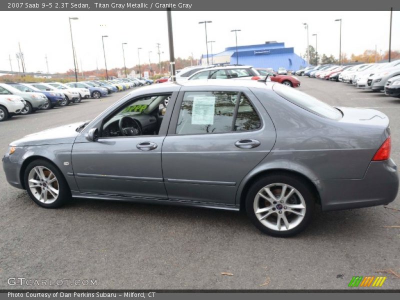Titan Gray Metallic / Granite Gray 2007 Saab 9-5 2.3T Sedan