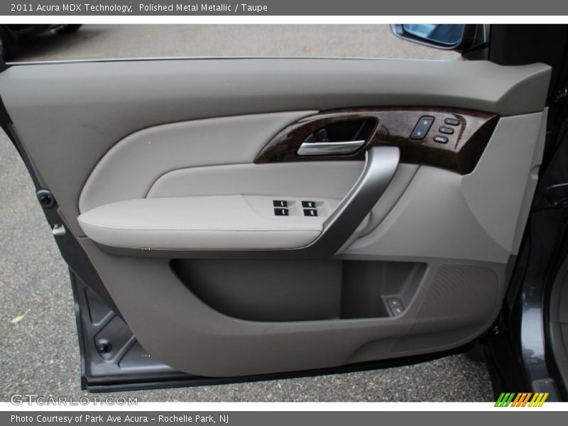 Polished Metal Metallic / Taupe 2011 Acura MDX Technology