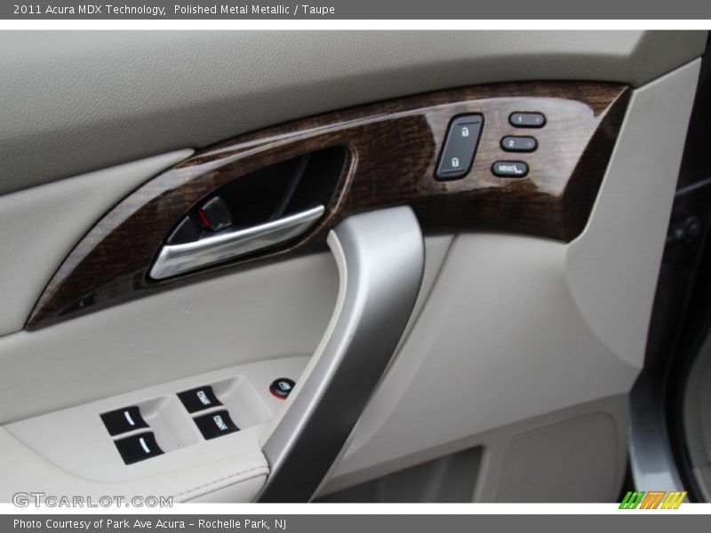 Polished Metal Metallic / Taupe 2011 Acura MDX Technology