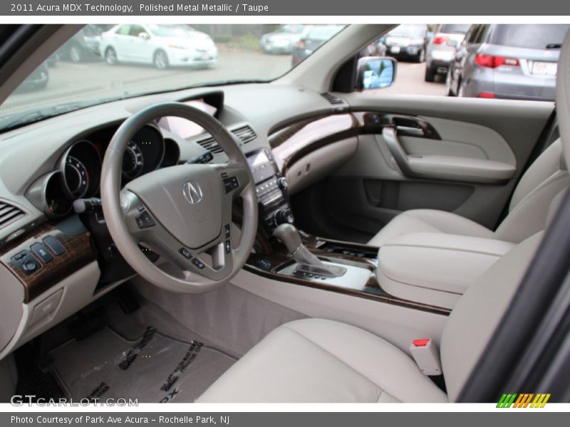 Polished Metal Metallic / Taupe 2011 Acura MDX Technology