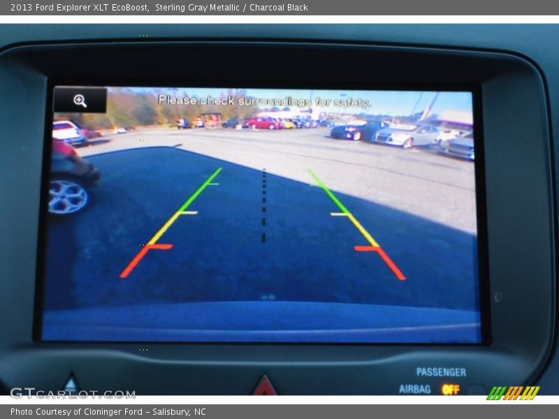 Sterling Gray Metallic / Charcoal Black 2013 Ford Explorer XLT EcoBoost