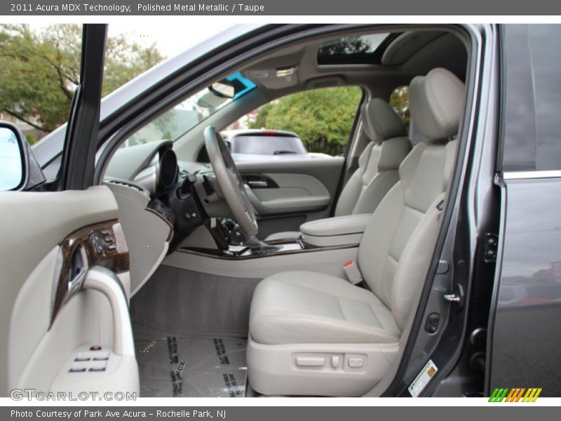 Polished Metal Metallic / Taupe 2011 Acura MDX Technology