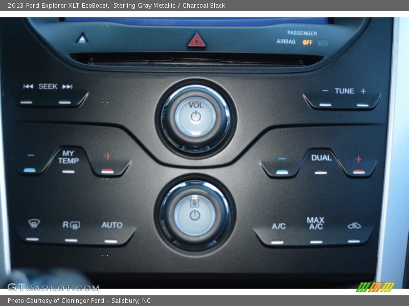 Sterling Gray Metallic / Charcoal Black 2013 Ford Explorer XLT EcoBoost