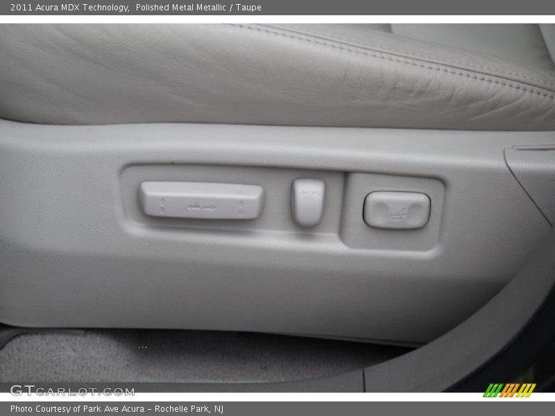 Polished Metal Metallic / Taupe 2011 Acura MDX Technology