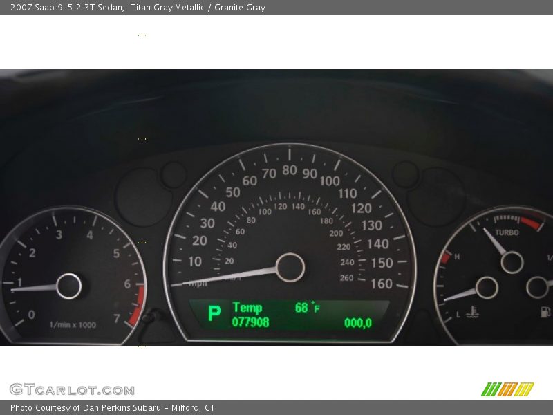 Titan Gray Metallic / Granite Gray 2007 Saab 9-5 2.3T Sedan