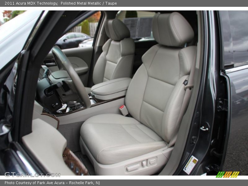 Polished Metal Metallic / Taupe 2011 Acura MDX Technology