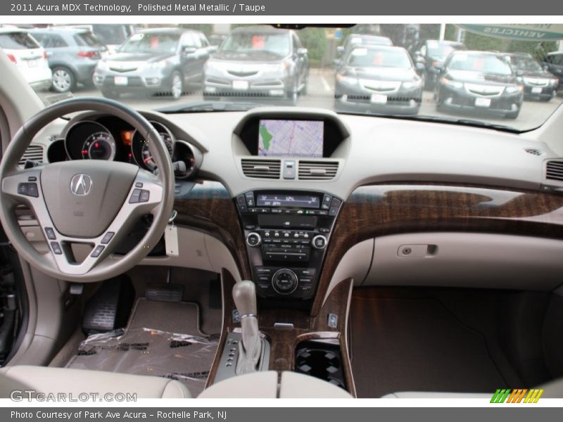 Polished Metal Metallic / Taupe 2011 Acura MDX Technology