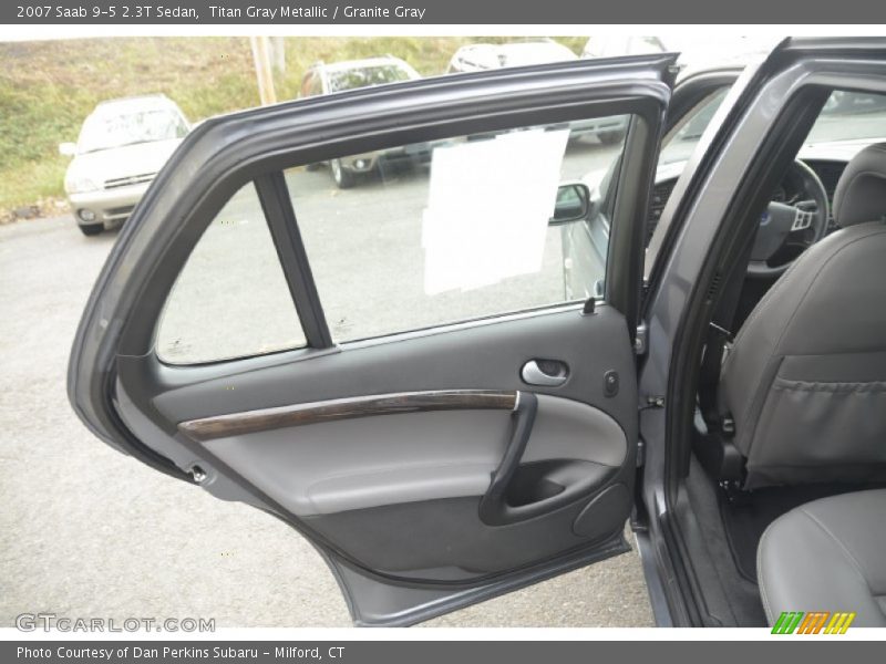Titan Gray Metallic / Granite Gray 2007 Saab 9-5 2.3T Sedan
