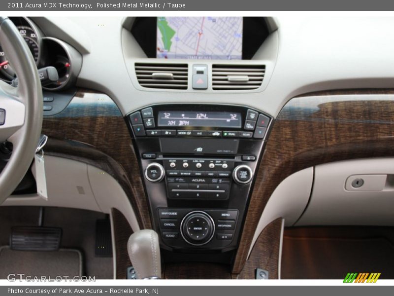 Polished Metal Metallic / Taupe 2011 Acura MDX Technology