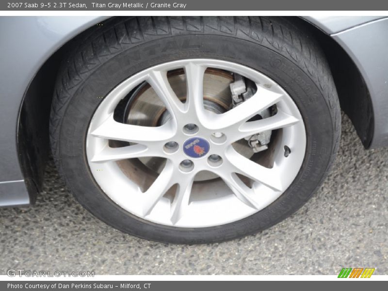 Titan Gray Metallic / Granite Gray 2007 Saab 9-5 2.3T Sedan