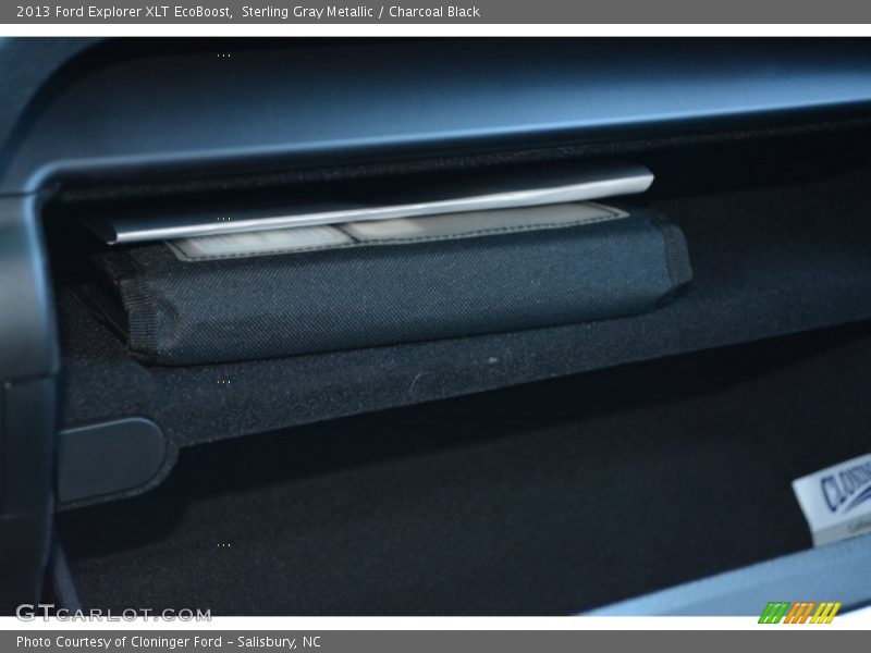 Sterling Gray Metallic / Charcoal Black 2013 Ford Explorer XLT EcoBoost