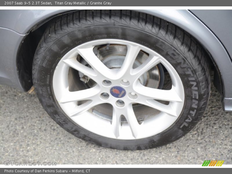 Titan Gray Metallic / Granite Gray 2007 Saab 9-5 2.3T Sedan