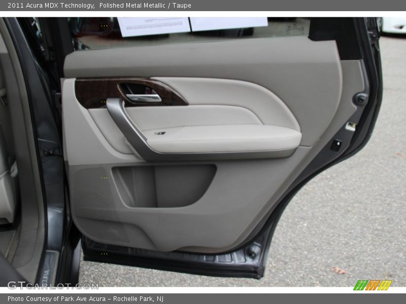 Polished Metal Metallic / Taupe 2011 Acura MDX Technology