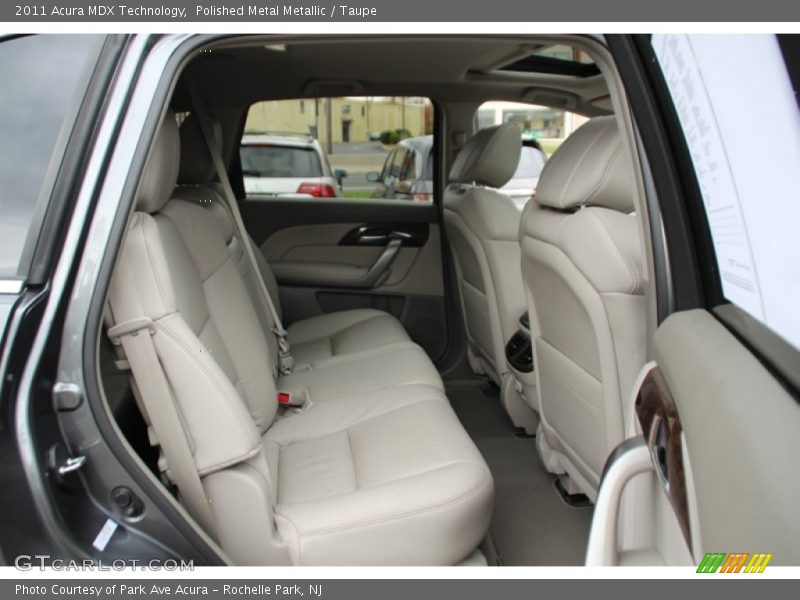 Polished Metal Metallic / Taupe 2011 Acura MDX Technology