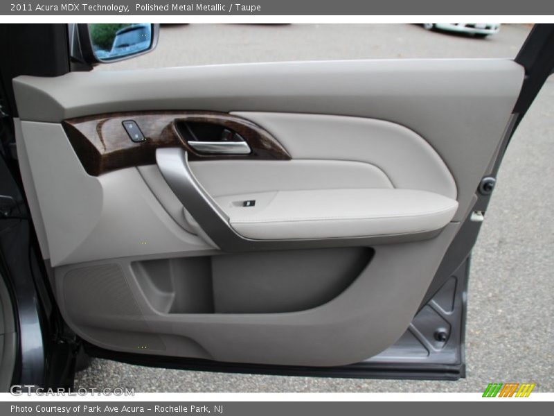 Polished Metal Metallic / Taupe 2011 Acura MDX Technology