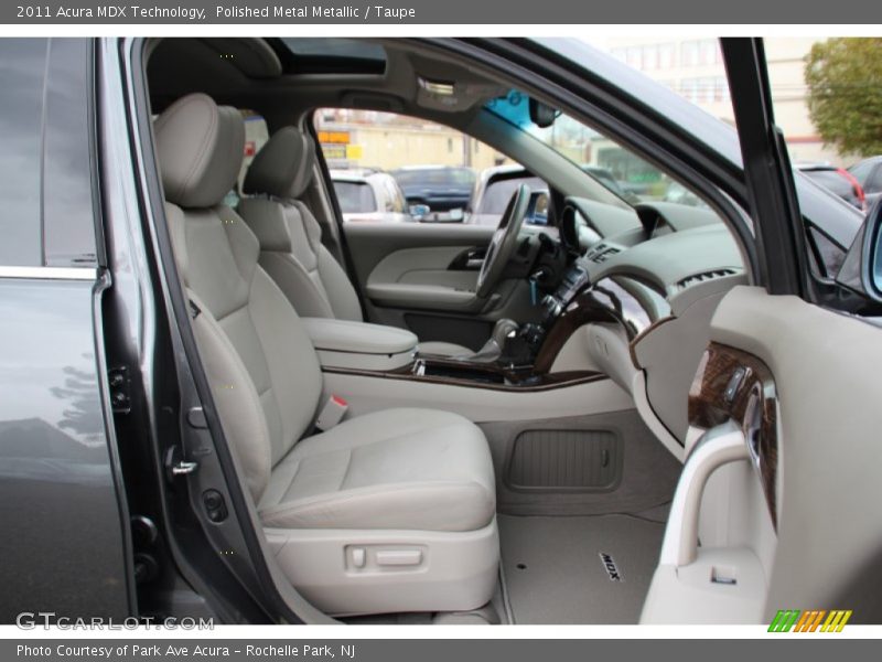 Polished Metal Metallic / Taupe 2011 Acura MDX Technology