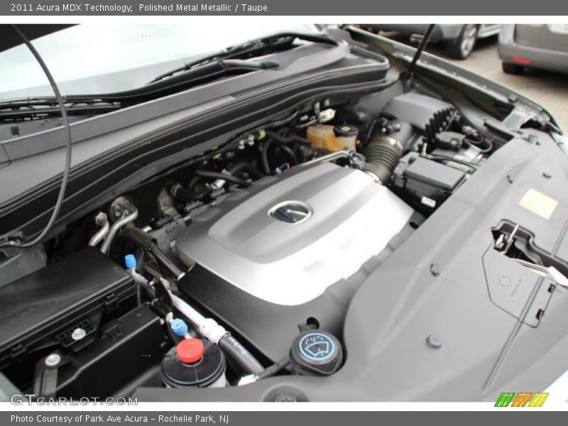 Polished Metal Metallic / Taupe 2011 Acura MDX Technology